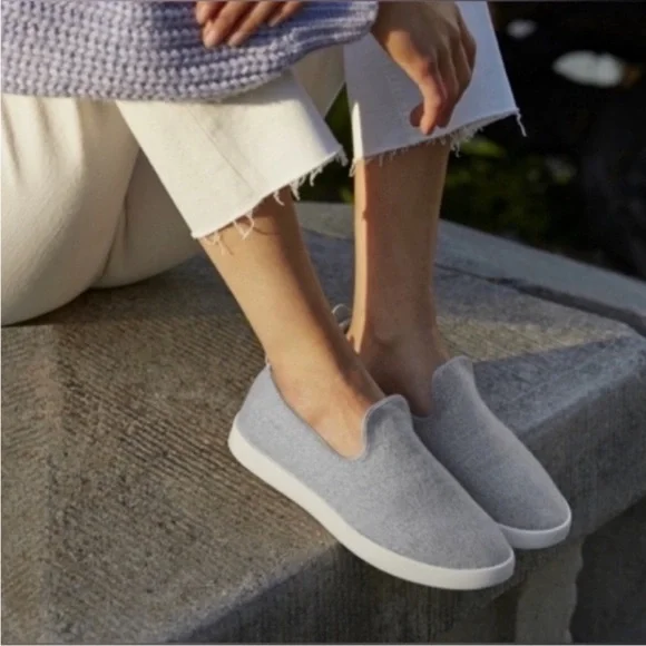 Allbirds Wool Tree Huggers Slip-On Casual Sneakers Light Grey Women’s Size 8 - Picture 16 of 16